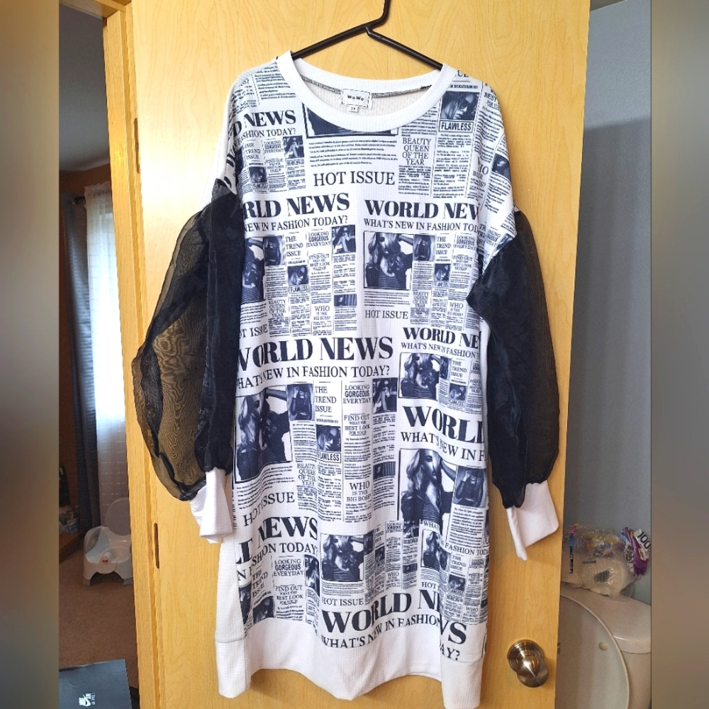 Plus size women's dress